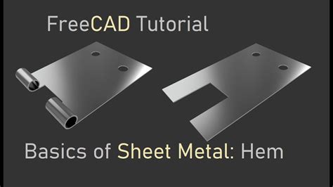 tutorial sheet metal|working with sheet metal basics.